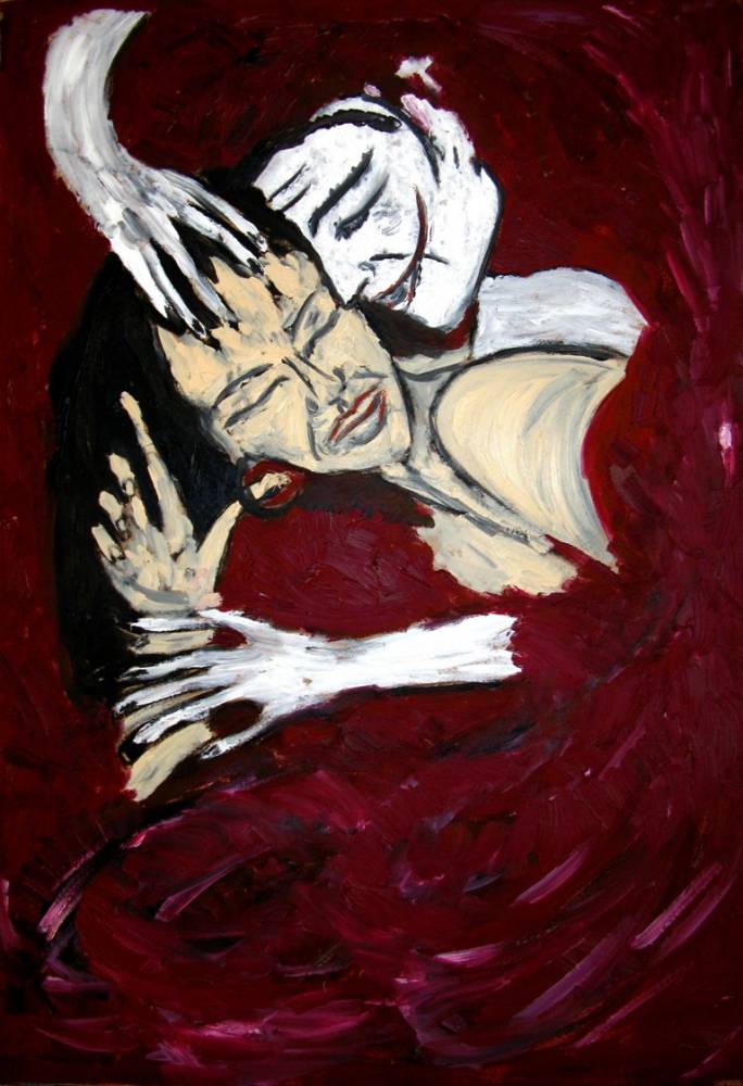 Enamoured Mime by Oksana Budnichenko
